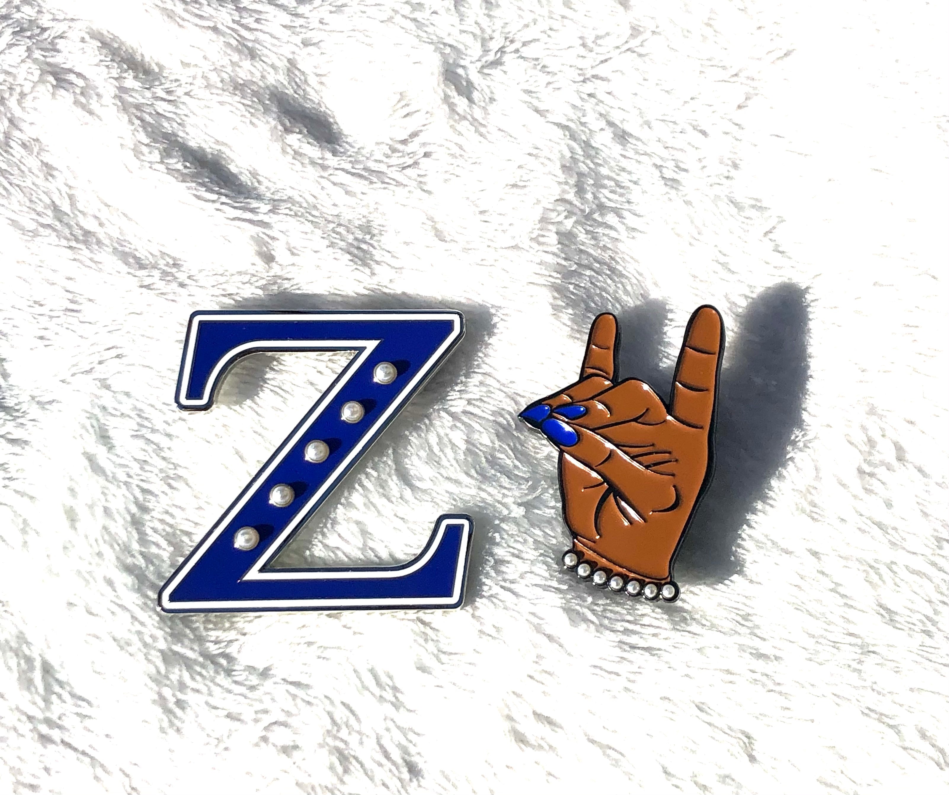 Zeta Lapel Pins – LoveMeGreek