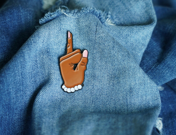 Pinkie Lapel Pin