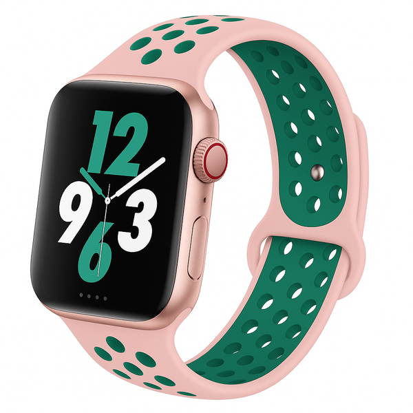AKA Pink with Green Holes Sports Watch