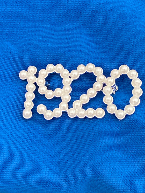 Zeta Phi Beta 1920 Pearl Pin