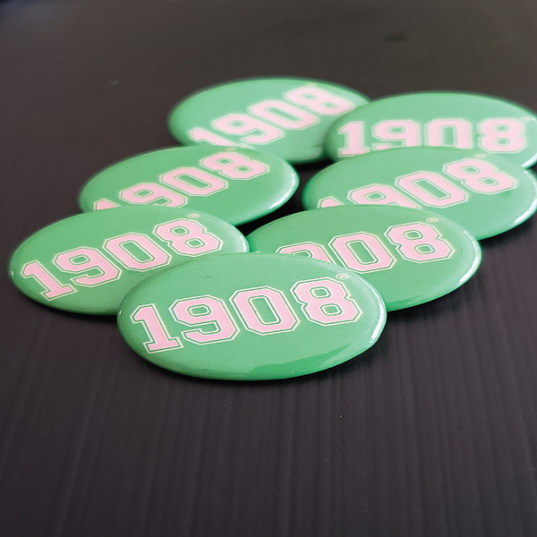 AKA Green 1908 Button