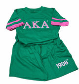 AKA Green Short Set