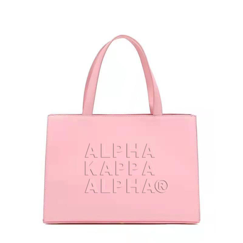 Pre-Order AKA Pink Embossed Handbag