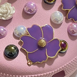 Purple Violet Flower (metal)