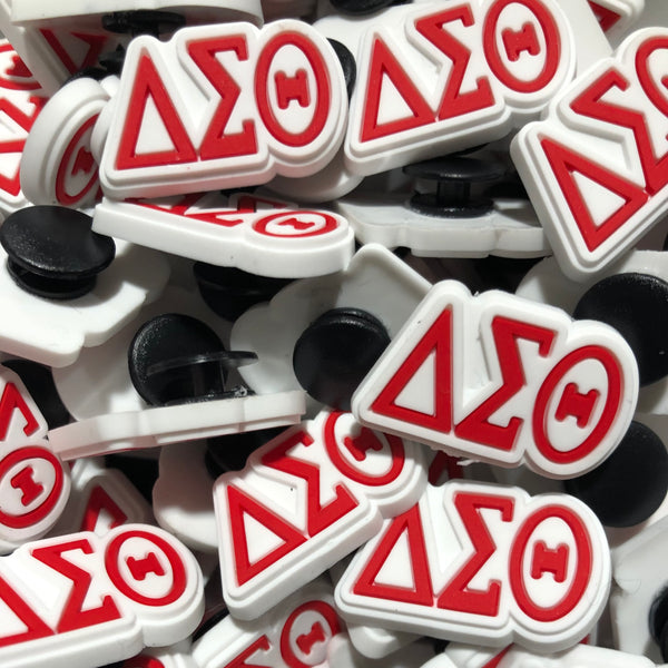 DST Greek Letters (White) Shoe Bitz Charm