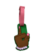 Pinkie's Up Luggage Tag