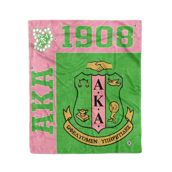 Alpha Kappa Alpha Silk Touch Blanket