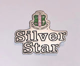 Silver Star Shield Lapel Pin