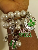 AKA Pearl Number Bracelet