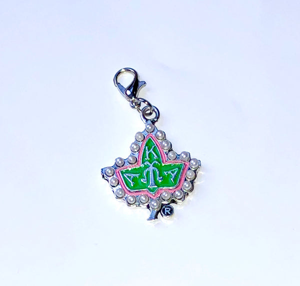 Green Ivy Badge Charm