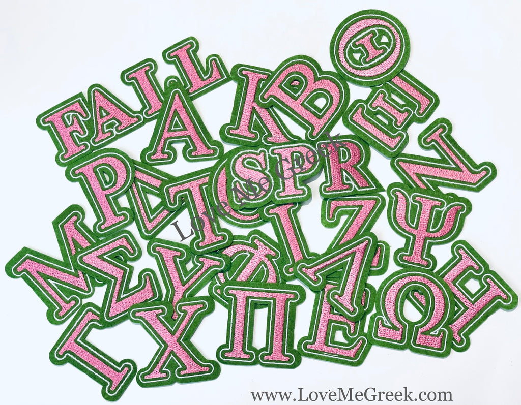 AKA Iron On Letters – Uzuri Greek
