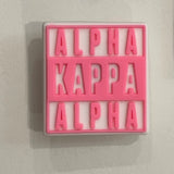 Alpha Kappa Alpha (Pink) Shoe Bitz Charm
